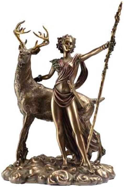 Moon Diana Statue 10 1/4" | Statue, Diana statue, Goddess statue