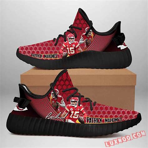 Patrick Mahomes Kansas City Chiefs Nfl Yeezy Sneaker - Luxwoo.com