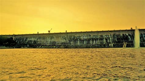 Beautiful Landscape View of KRS Dam View from Brindavan Gardens ...