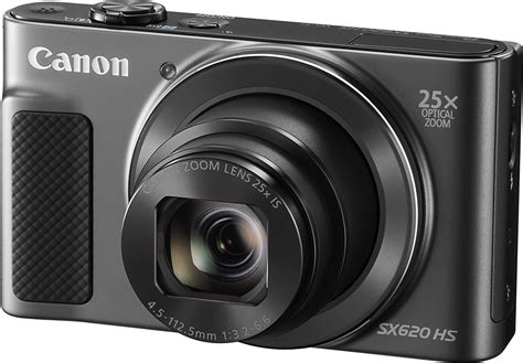 Canon PowerShot SX620 HS 20.2-Megapixel Digital Camera Black 1072C001 ...