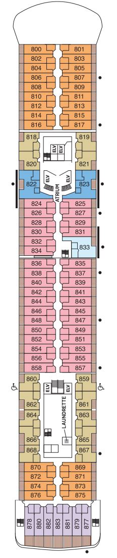 Seven Seas Voyager Deck Plans