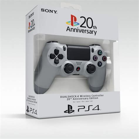 PlayStation 4 PS4 DualShock 20th Anniversary Edition Wireless ...