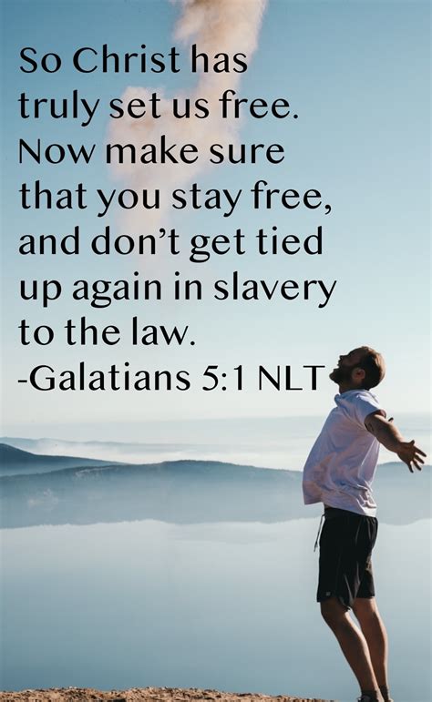 Galatians 5:1 NLT - Pastor Mark