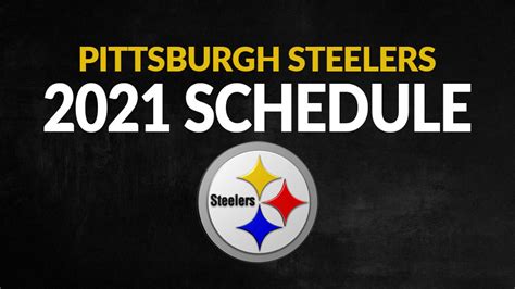 2022 Pittsburgh Steelers Football Schedule