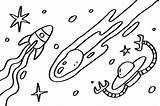 Meteor Coloring Pages sketch template