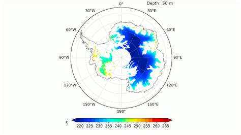 ESA - Antarctica’s internal temperature