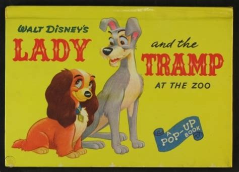 DISNEY'S LADY AND THE TRAMP AT THE ZOO POP-UP BOOK 1969 | #107860212