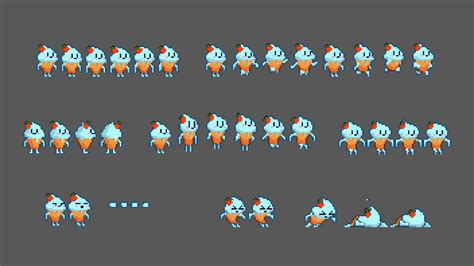 Squirtle Sprite Sheet