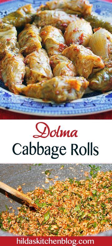 Cabbage Dolma | Assyian Dolma't Chalama | Hilda's Kitchen Blog