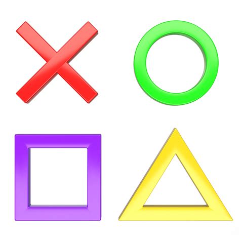 3D file Playstation Button Symbols 🎮・Design to download and 3D print・Cults