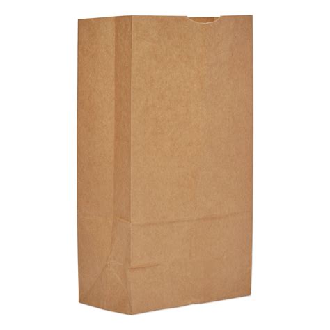 Grocery Paper Bags, #12, 7.06" x 4.5" x 13.75", Kraft, 500 Bags - ASE Direct