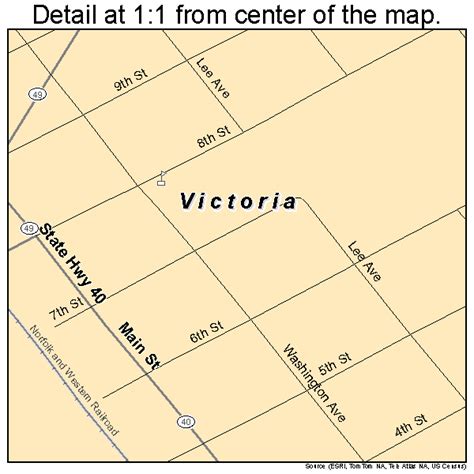 Victoria Virginia Street Map 5181024