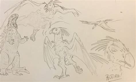 Rodan redesign - Concept Sketches (3/4) by ArtMakerProductions on ...