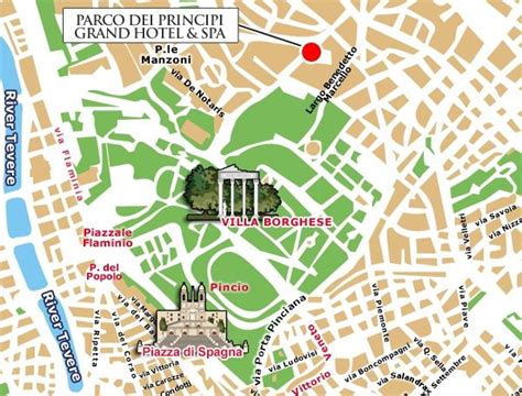 Location - Parco dei Principi Grand Hotel & Spa, Rome