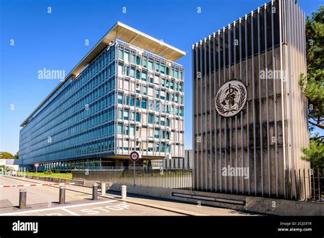 General view of the united nations headquarters in geneva hi-res stock ...