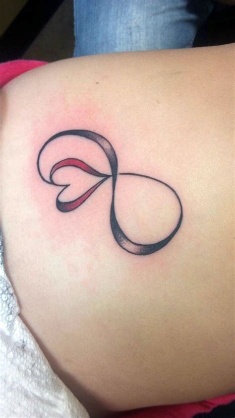 infinity heart tattoo | Heart With Infinity Sign Tattoo | Cool tattoo ...