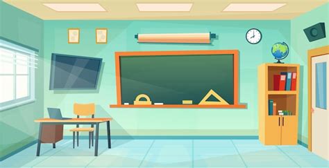 Cartoon Classroom Background Images - Free Download on Freepik