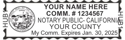 California | Shiny | Green | Self Inking | Notary Stamps | Notary ...