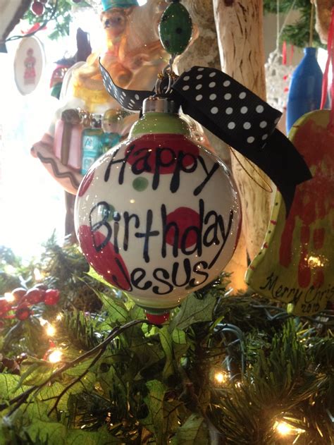 Happy birthday Jesus | Happy birthday jesus, Christmas bulbs, Christmas ornaments