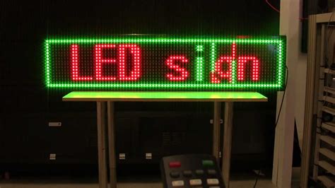 How to program your LED Sign - YouTube