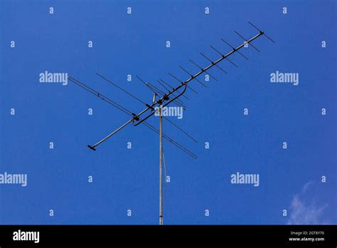 Old Style Tv Antenna Stock Photo - Alamy