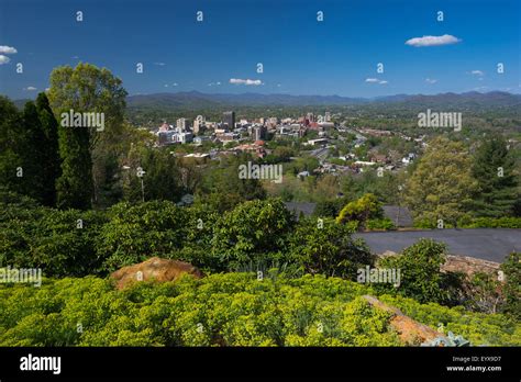 DOWNTOWN SKYLINE ASHEVILLE BUNCOMBE COUNTY NORTH CAROLINA USA Stock ...