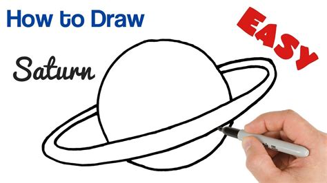 How to Draw Saturn Planet Super Easy step by step | Art tutorial