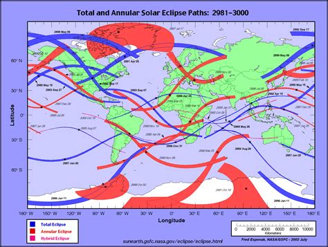 World Map Of Solar Eclipses - United States Map