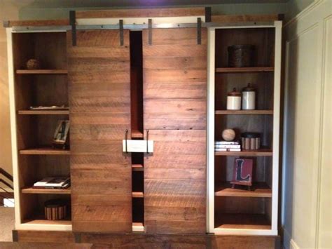 Choosing The Best Wooden Bookshelves | Sliding door bookcase ...