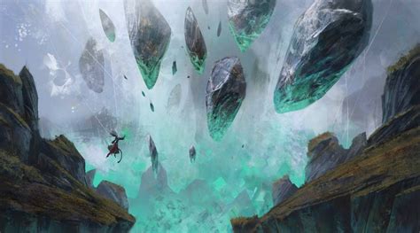 Floating Rocks by dariuszkieliszek on DeviantArt | Illustration art, Beautiful artwork, Concept art