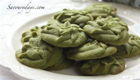 Bánh quy bơ vị trà xanh (Matcha Meltaways) - Savoury DaysSavoury Days