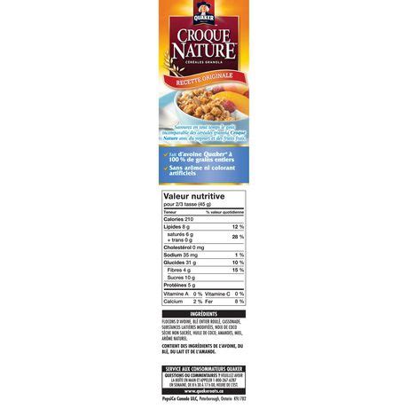 Quaker Harvest Crunch Original Granola Cereal | Walmart Canada