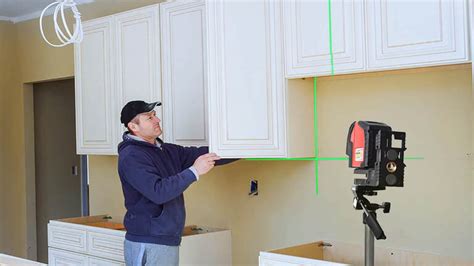 How To Install Cabinets With A Laser Level?