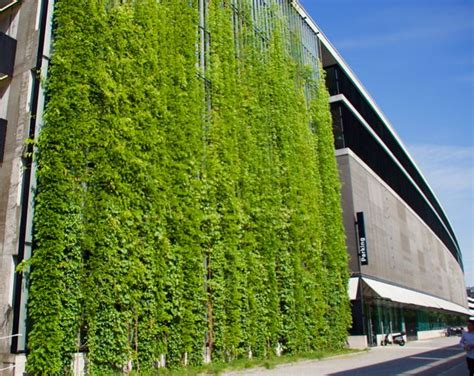 Green walls are essentially a living, and therefore self-regenerating, cladding system using ...