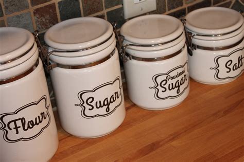 Kitchen Canister Labels - Burton Avenue