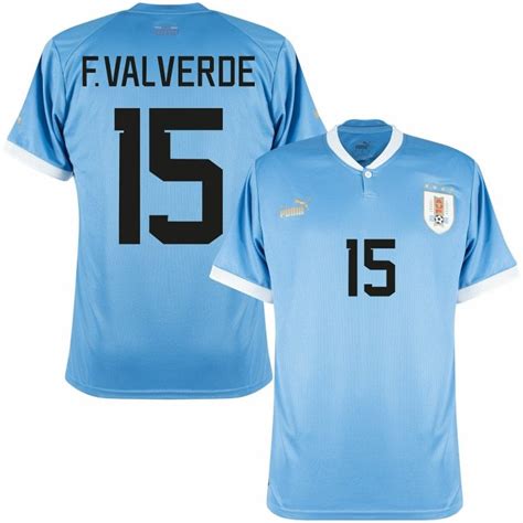 URUGUAY HOME JERSEY 2023 2024 F.VALVERDE