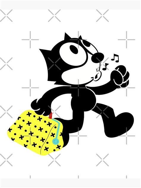 "Felix The Cat and His Magic Bag Of Tricks" Art Print by IQTees | Redbubble