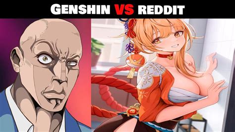 The Rock react to anime (Genshin vs Reddit) - YouTube