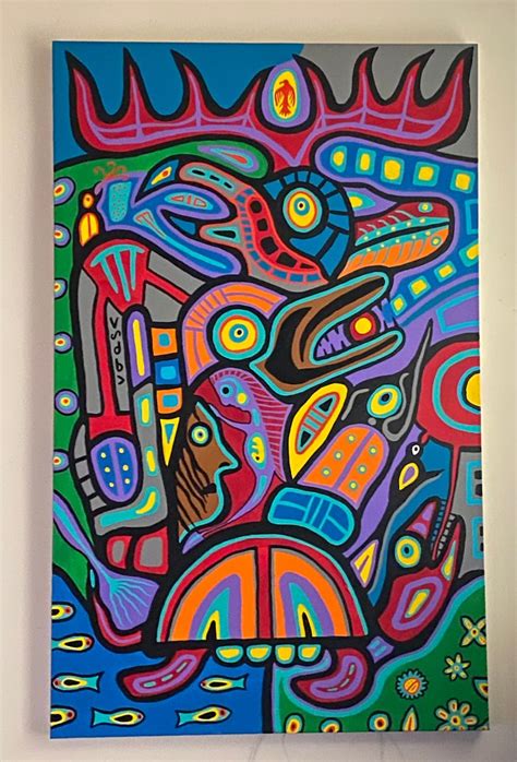 Oji-cree Indigenous Native Art Blessings for Life | Etsy