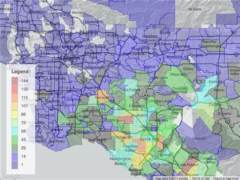 Zip Code Heat Map by Jesse Davis on Dribbble