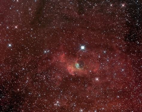 Nick Hart's Astronomical Images from a light-polluted site: The Bubble Nebula