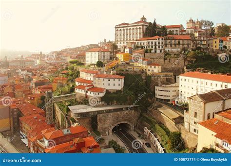 Porto old town, Portugal stock photo. Image of road, rooftop - 90872774