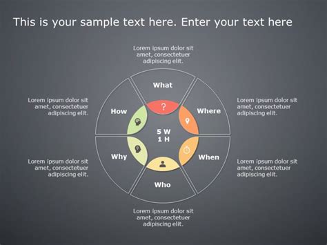 5w1h Model Powerpoint Template Sketchbubble - Riset