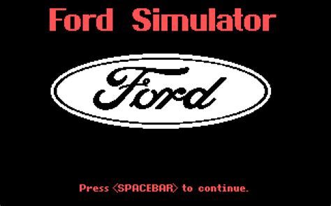 Ford Simulator - Play Online Classic Games