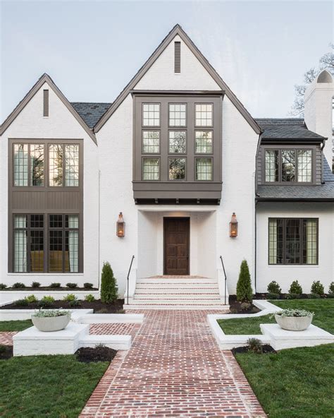 Modern Tudor Exterior Inspiration| Exterior Inspiration Series — The Curb Appeal Co.