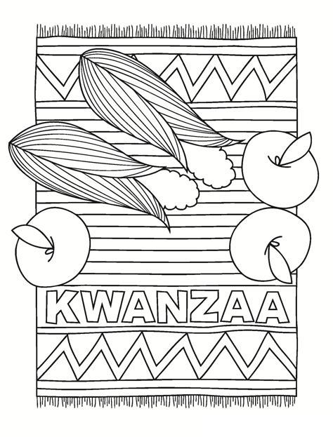 Kwanzaa Printable Coloring Pages