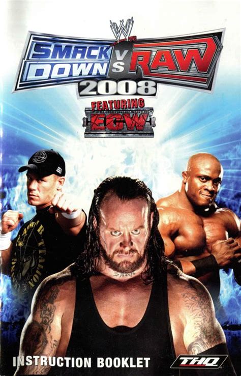 WWE Smackdown vs. Raw 2008 (2007) box cover art - MobyGames