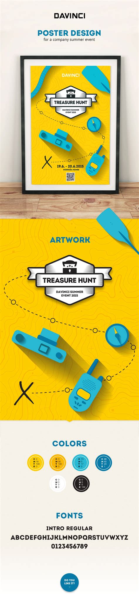 DAVINCI - Treasure Hunt - poster design on Behance