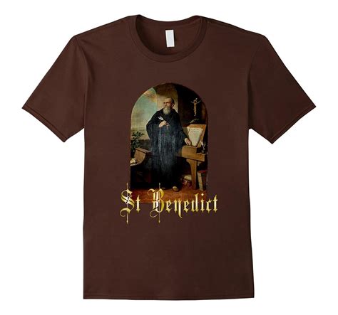 St Benedict Catholic Saint T-Shirt-Art – Artvinatee