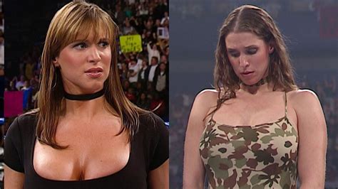 Ex-WWE star says making out with Stephanie McMahon with her “b**bs ...